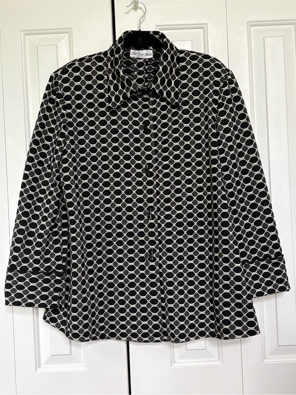 Vintage Sole Dione Studio Geometric Honeycomb Lattice Swing Top - Size XL
